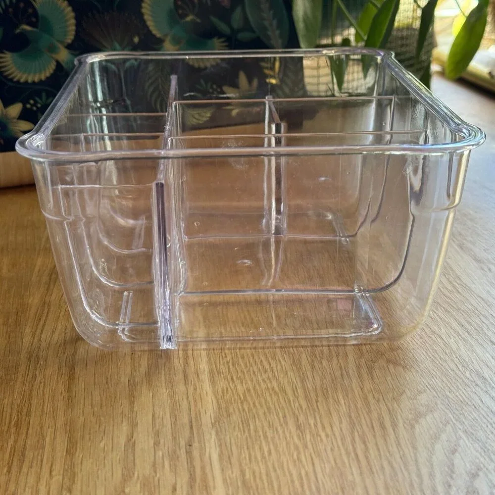 Multi-Function Organizer - Makeup/Tool + Brushes/Office Supplies, Clear